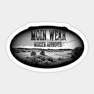 Moin Wear Logo Landscape Sticker